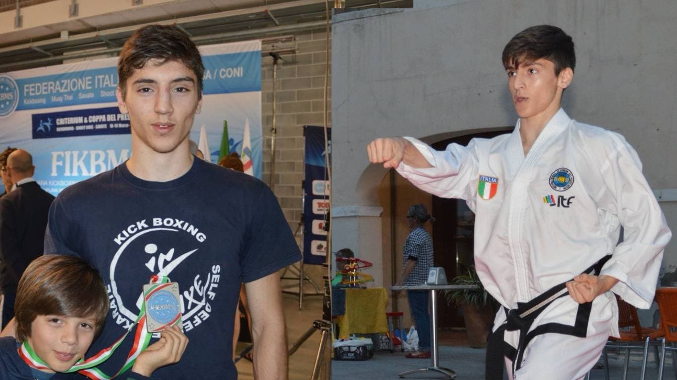 Taekwon-do action photo