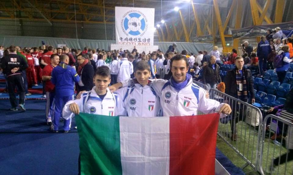 Kickboxing match snapshot