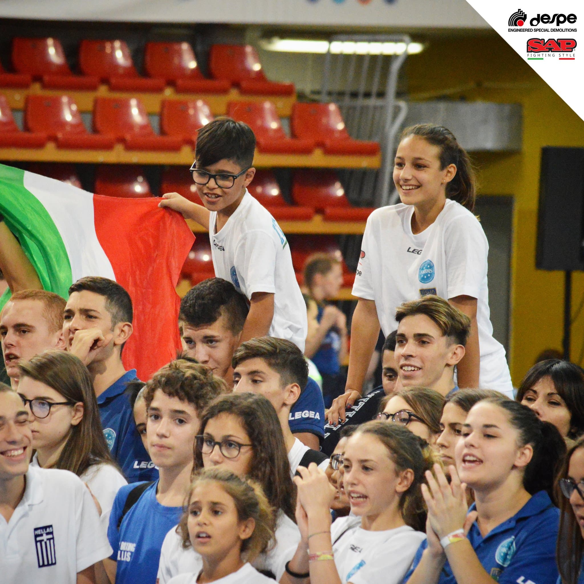 Kickboxing match snapshot